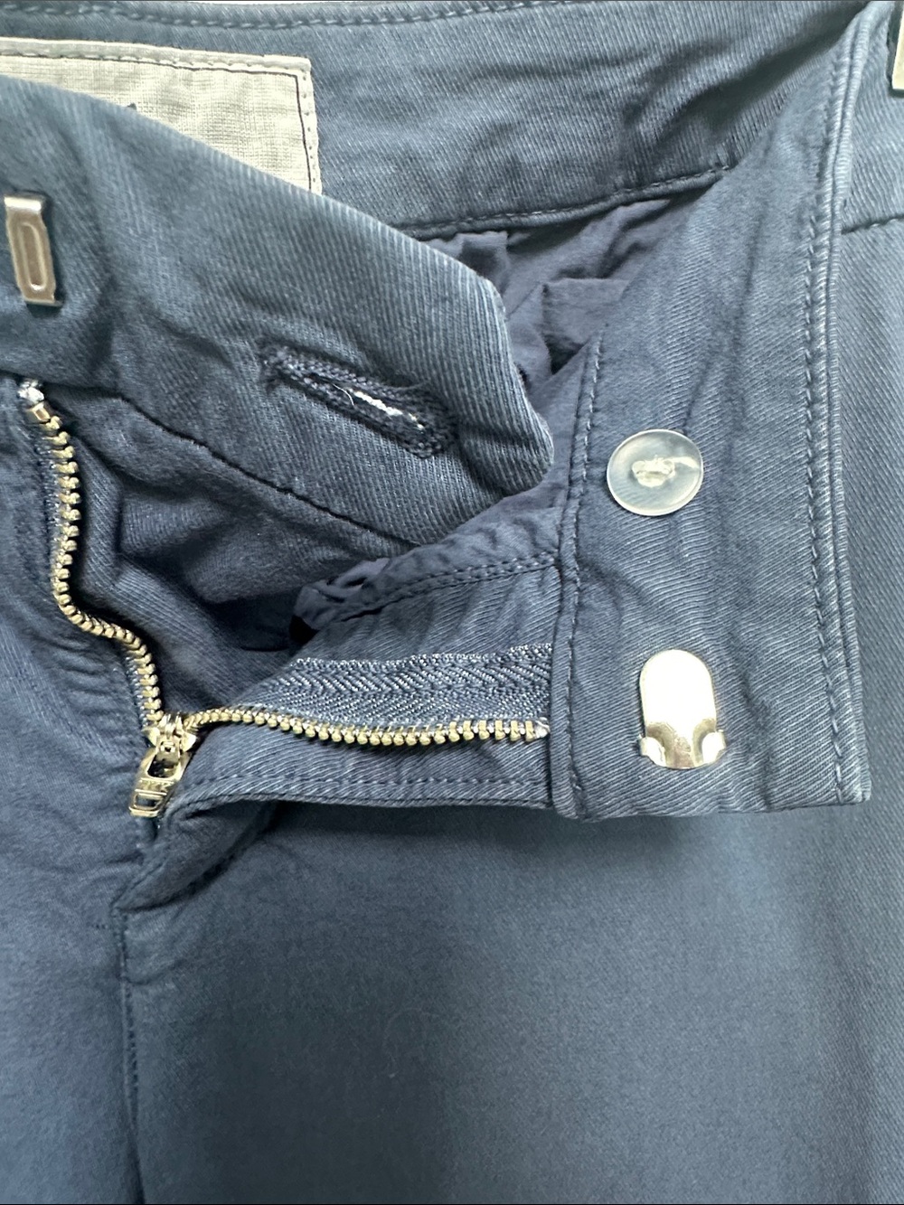 Frank & Eileen Navy Ankle-Length Wicklow Pants - Picture 4 of 8